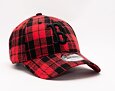 New Era 9FORTY MLB Plaid  Boston Red Sox Scarlet Red Cap