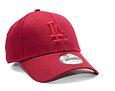 Kšiltovka New Era 9FORTY MLB Team Outline Los Angeles Dodgers Cardinal / Litmus Pink