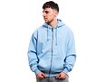 Mikina Karl Kani Chest Signature Os Full Zip Diner Hoodie light blue