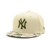 Dětská Kšiltovka New Era - 9FIFTY Contrast - NY Yankees - Beige / New Olive