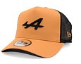 Kšiltovka New Era - F1 Seasonal 9FORTY Trucker - Alpine Racing - Ochre / Black