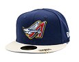 Kšiltovka New Era - MLB Visor Clip 59FIFTY - Anaheim Angels - Light Navy / Cream