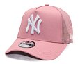 Dětská Kšiltovka New Era - MLB Essential 9FORTY Trucker - NY Yankees - Pink / White