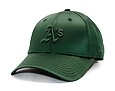 Dámská Kšiltovka New Era - MLB Satin 9FORTY - Oakland Athletics - Dark Green