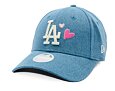 Dámská Kšiltovka New Era - MLB Denim Icon 9FORTY - LA Dodgers - Navy / White