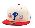 Kšiltovka New Era 59FIFTY MLB 93 Division Philadelphia Phillies - Off White