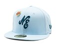 Kšiltovka New Era 59FIFTY Script  - Pastel Blue