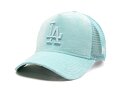 Kšiltovka New Era - MLB Velour 9FORTY Trucker - LA Dodgers - Mint Green