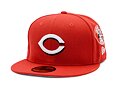 Kšiltovka New Era - MLB Image Drop - All Over Print 59FIFTY - Cincinnati Reds - Scarlet