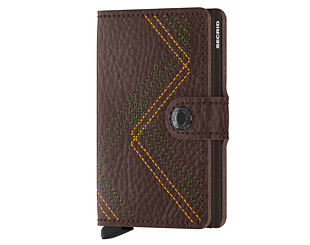 Secrid Miniwallet Stitch Linea Espresso