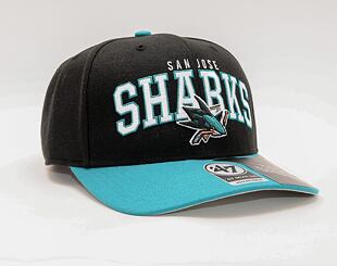'47 Brand San José Sharks McCaw MVP DP Black/Teal Cap