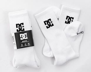 Ponožky DC Spp Dc Crew 3Pack EUR 40-45 Sock White