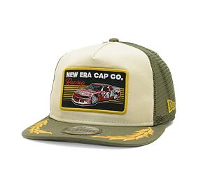 Kšiltovka New Era - Golfer Motorsport Retro Trucker - New Olive