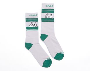 Ponožky Rip N Dip - Peeking Nermal Socks (Grey/Green)