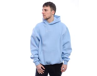 Mikina Karl Kani Small Signature Essential Os Hoodie light blue