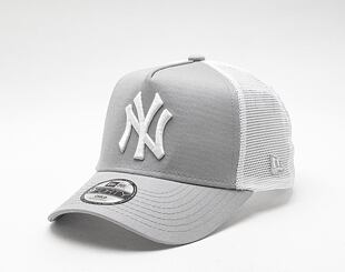 New Era Kids 9FORTY Clean Trucker New York Yankees Grey / White Snapback