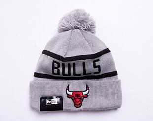 New Era NBA Jake Cuff Knit Chicago Bulls Grey Winter Beanie