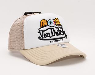 Von Dutch Baker Trucker Foam White/Tan Cap