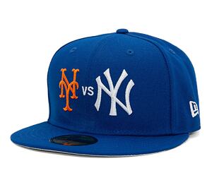 New Era 59FIFTY 2000 World Series New York Mets VS New York Yankees Fitted Light Royal Cap