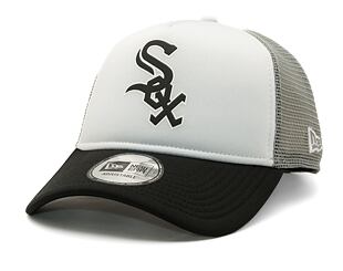 Kšiltovka New Era 9FORTY A-Frame Trucker MLB Logo Trucker Chicago White Sox - Black / Graphite