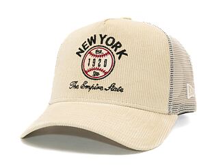 Kšiltovka New Era - 9FORTY Trucker Cord Graphic - Stone