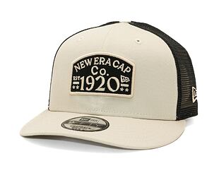 Kšiltovka New Era - 9FIFTY Trucker Pre-Curved Branded Patch - Stone