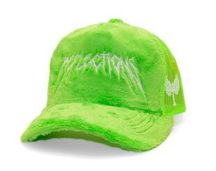 Kšiltovka Reflection Luxury Fuzzy Trucker Grinch Green