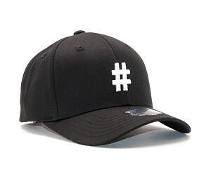 State of WOW Hashtag SC9201-990# Baseball Cap Crown 2 Black/White Strapback