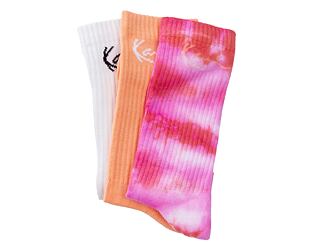 Ponožky Karl Kani Signature 3 Pack Socks off White/Tie Dye/Apricot