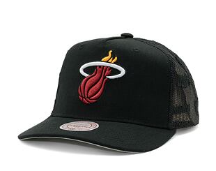 Kšiltovka NBA Monogram Trucker Miami Heat Black