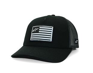 Kšiltovka Alpinestars - Flag Snapback - Black/Black