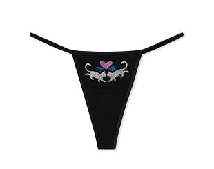 Dámské Kalhotky Rip N Dip - Hyaena Thong (Black)