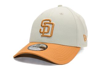 Kšiltovka New Era - MLB World Series Patch 9FORTY - San Diego Padres - Cream / Ochre