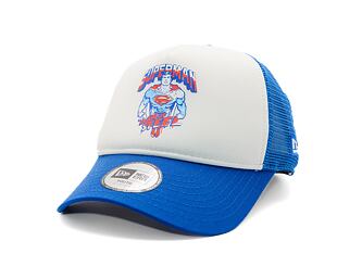 Dětská Kšiltovka New Era - Warner Bros Superman 9FORTY Trucker - Blue Azure