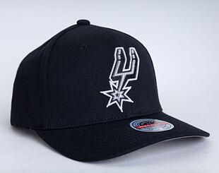 Mitchell & Ness San Antonio Spurs Team Ground 2.0 Stretch Snapback Black Cap