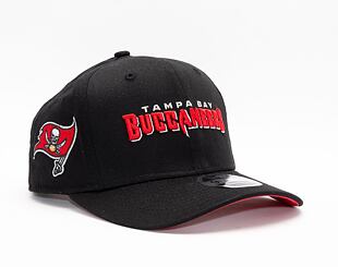 New Era 9FIFTY Stretch-Snap NFL Team Wordmark Tampa Bay Buccaneers Black Cap