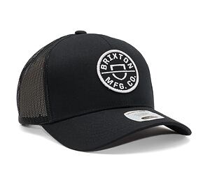 Kšiltovka Brixton Crest X MP Mesh Cap - Black/Black