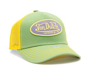 Von Dutch Trucker Boston Green/Yellow Cap