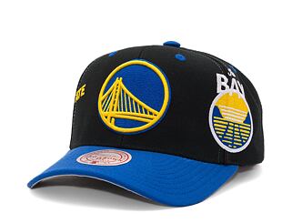 Kšiltovka Mitchell & Ness Overbite Pro Snapback Golden State Warriors Black