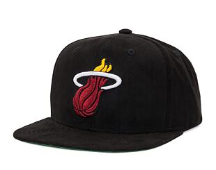 Kšiltovka Mitchell & Ness Sweet Suede Snapback Miami Heat Black