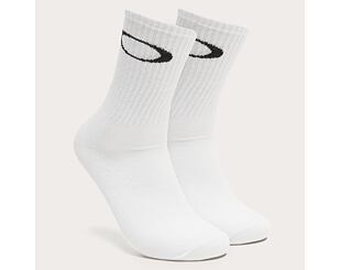 Ponožky Oakley Ellipse 3 pack Crew Sock White