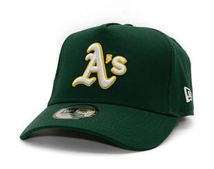 Kšiltovka New Era - 9FORTY A-Frame Patch - Oakland Athletics - Dark Green