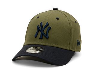 Dětská Kšiltovka New Era - 9FORTY Contrast - NY Yankees - New Olive / Navy