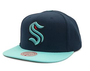 Kšiltovka Mitchell & Ness - Team Ground 2.0 Pro Snapback - Seattle Kraken - Navy