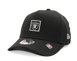 Kšiltovka New Era - NFL Metallic Patch 9FORTY A-Frame - Las Vegas Raiders - Black / Silver