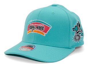 Kšiltovka Mitchell & Ness NBA Home Town Classic Red San Antonio Spurs Teal