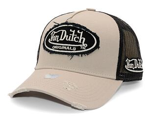 Kšiltovka Von Dutch - Trucker Kalmar - Cot Twill - Grey/ Black