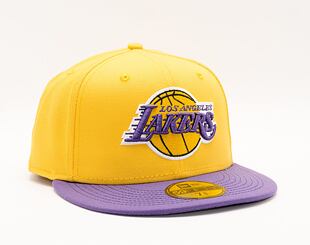 New Era 59FIFTY NBA Basic Los Angeles Lakers Fitted Yellow / Purple Cap