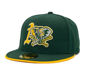 New Era 59FIFTY MLB Team Color Split 5 Oakland Athletics Green Cap