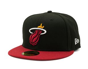 New Era 59FIFTY NBA Basic Miami Heat Black / Red Cap